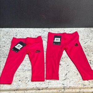 Nike Kids Rush Pink Leggings. Bundle. NWT. 2T&3T